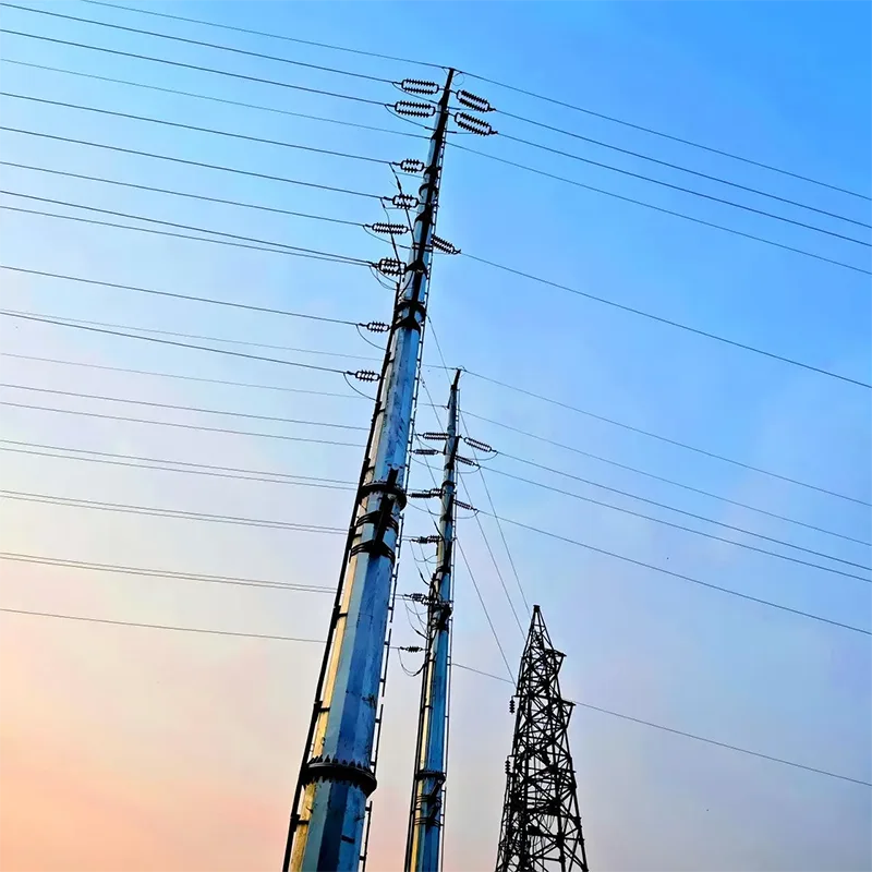 O que torna a torre de tubo de aço único da linha de transmissão monopolo uma escolha superior para infraestrutura moderna