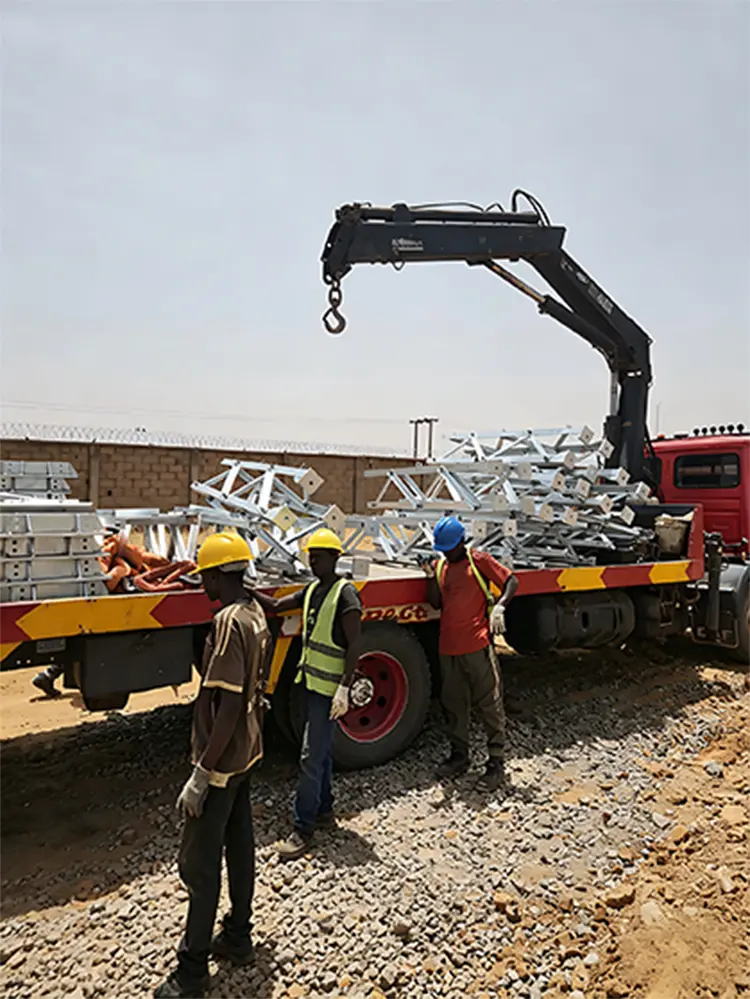 Progresso no local para o projeto da subestação Nigéria Zaria 330kV