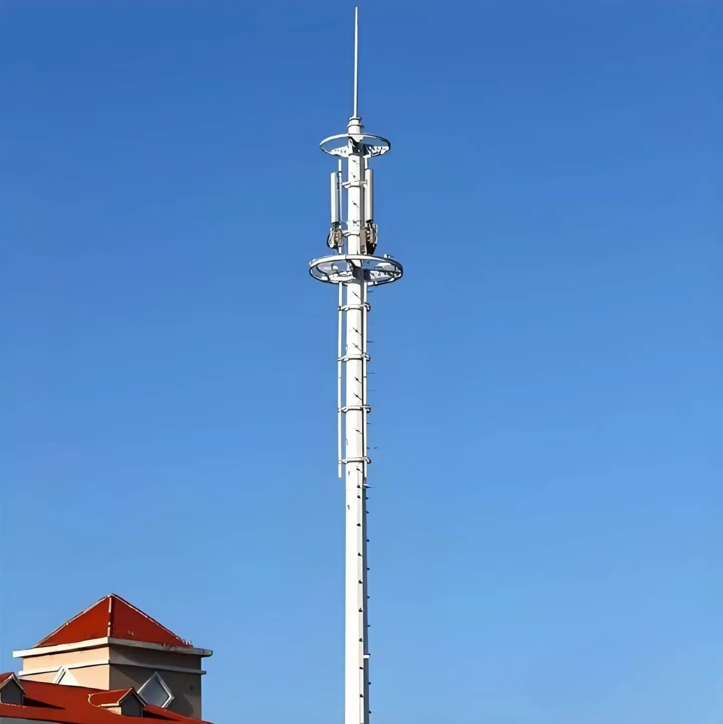 Torre de comunicação de tubo único de Maotong
