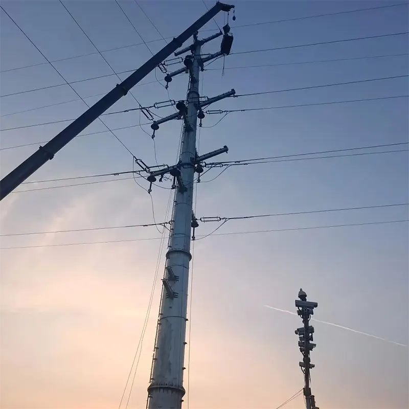 Torre de tubulação de transmissão de energia 220kV