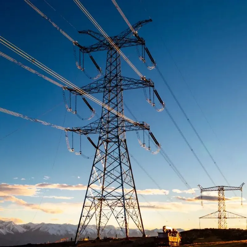 Torre de aço treliçada de tensão 500kV