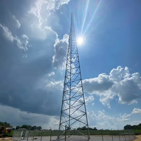 Torre de tubo de aço galvanizada