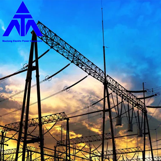 Estrutura de Subestação de Transmissão Elétrica Transformadora 220kv